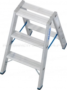 Двухсторонняя стремянка Krause STABILO 2х3 ступ, 124715