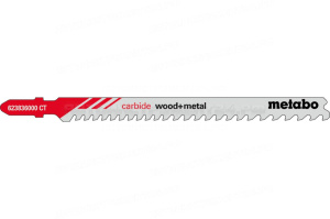 T367XHM 3 пилки дер./пласт. carbide HM 132/3.5-5мм Metabo