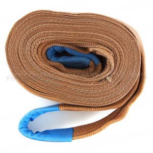 Трос буксировочный ленточный две петли 63 тонны 6 метров