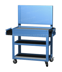 Тележка инструментальная открытая 3 полки и 2 выдвижных ящика 02.232P Ferrum