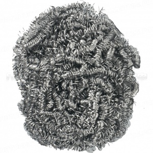 Мочалка для посуды, 2 шт, нержавеющая сталь, Россия. Elfe