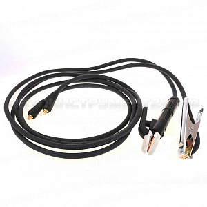 Комплект кабелей для сварки КГ1-25 (3+3м, в сборе с ДС-300 и ЗМС-300, вилка 10-25)