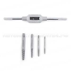 Набор экстракторов 4 предмета + вороток (М3-М14)