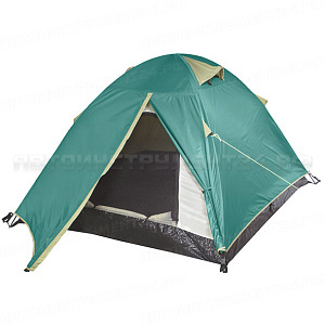 Палатка туристическая 2-х местная с противомоскитной сеткой 1400х2700х1100 мм