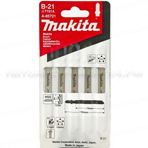 Пилки для лобзика B21 (T101A) Makita А-85721