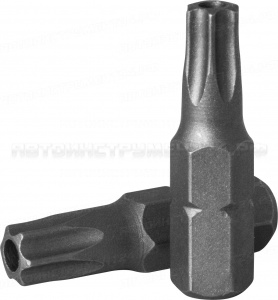Вставка-бита 1/4"DR T-TORX®, T20H, 25 мм