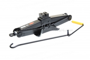 Домкрат RF-113 механический "ромб" с резиновой накладкой 2т (h min 120мм, h max 413мм, L-440мм) ROCKFORCE /1 NEW