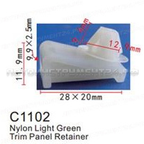 Клипса для крепления внутренней обшивки а/м GM пластиковая (100шт/уп.) Forsage клипса F-C1102( GM )