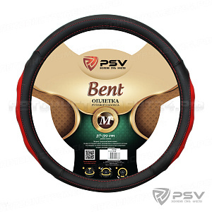 Оплётка на руль PSV BENT Fiber (Черно-Красный) М (ХИТ ПРОДАЖ)