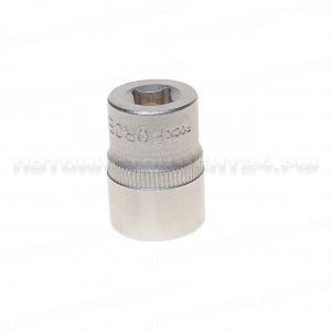 Головка торцевая 13мм 1/4" 6-гранная L=25мм ROCKFORCE RF-52513 /1/40