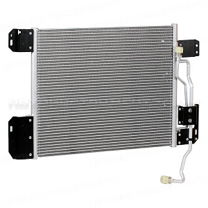 Радиатор кондиционера для автомобилей КАМАЗ 5490 (13-)/Mercedes-Benz Axor (01-)/(04-) LUZAR, LRAC 15703