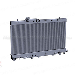 Радиатор охлаждения для автомобилей Impreza II (00-)/Legacy III (98-)/Outback (98-) LUZAR, LRc 221LE
