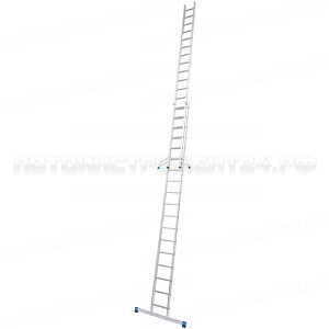 Двухсекционная выдвижная лестница Krause STABILO 2х18, 133359