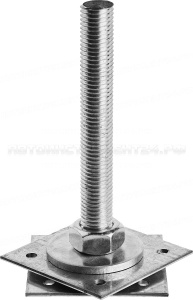 Анкер регулируемый по высоте, 100х100х200мм, М24, ЗУБР