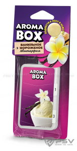 Ароматизатор воздуха подвесной "Aroma Box" Ванильное мороженое (B-01) Fouette