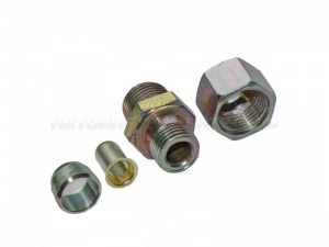 Фитинг метал. зажимной прямой 16*1,5 трубки ПВХ 8мм