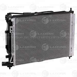 Блок охлаждения (радиатор+конденсор+вентилятор) для автомобилей Solaris (17-)/Rio (17-) AT