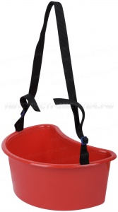 Ведро пластиковое переносное с ремнем 4 л