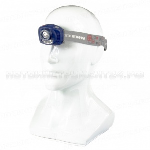 Фонарь наголовный Extreme, ABS, 3 режим, ИК сенсор, CREE XP-E LED 3Вт 120Лм+2 reD, 8 ч, 3 х ААА. STERN