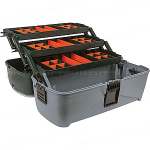 Ящик для инструмента раздвижной пластиковый с 3-мя кантилеверами отделениями 18" ( 465х230х250 мм )