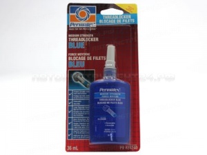 Фиксатор резьбы средней фиксации синий (6-20мм, от -54С до +150С) 36мл PERMATEX /1/6