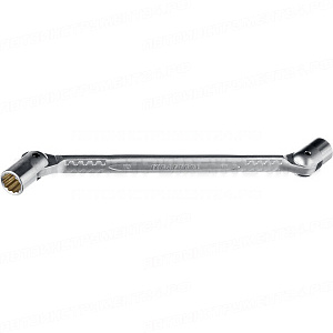 Шарнирный гаечный ключ двухсторонний 10 х 11 мм, KRAFTOOL