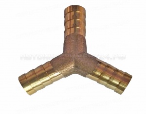 Соединитель шлангов Y-образный (елка) d10mm