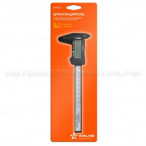 Штангенциркуль 0-150/0,1мм композитный цифровой с глубиномером двухсторонний