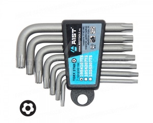 Набор ключей Г-обр. TORX 5-лучевые 7 предметов
