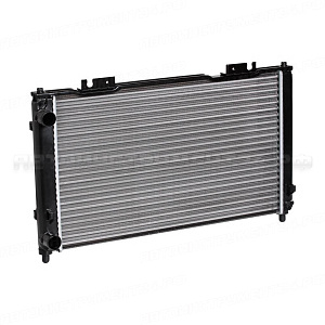 Радиатор охлаждения для а/м ВАЗ 2170-72 Приора А/С (тип Halla) LUZAR, LRc 01270b