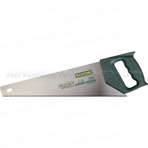 Ножовка по дереву (пила) UNIVERSAL 450 мм, 7/8 TPI, рез поперек и вдоль волокон, зуб универсальный, KRAFTOOL