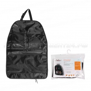 Органайзер на спинку переднего сиденья (59*40 см), черный AIRLINE, AO-BS-03