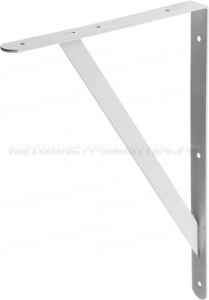 Уголок-кронштейн STAYER "MASTER", усиленный, 400х280х30х4мм, белый