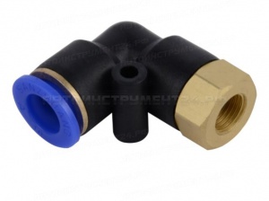 Фитинг трубок Г-образный внутренняя резьба PLF M12x1.25 d=10мм, шт