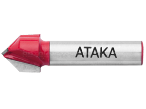 Фреза Атака 111095 пазовая галтельная V-образная 90