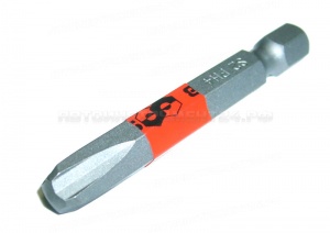 Биты PH 4 x 50 мм 10шт. SKRAB красные 43614