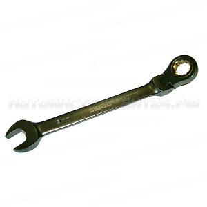 Ключ с трещеткой 12мм шарнирный SKRAB 44382