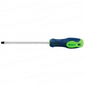 Отвертка, SL6 х 150 мм, CrV, двухкомпонентная рукоятка. СИБРТЕХ