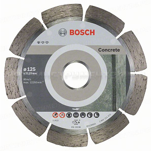 Алмазный диск Standard for Concrete125-22,23, 10 шт в уп., 2608603240