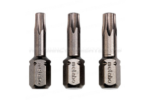 Набор бит torx TX 15/20/25 torsion (3 шт.) Metabo