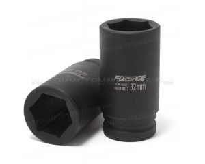 Головка ударная глубокая 32мм 3/4" 6гр. Forsage F-46510032