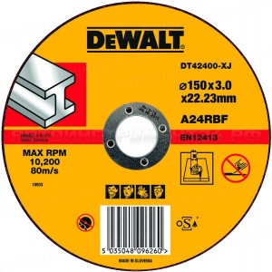 Диск отрезной DeWalt DT 42400