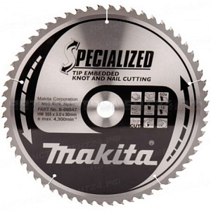 Пильный диск по дереву Makita B-09547 (B-31463)