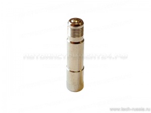 Прямой металлический удлинитель вентиля 30 мм