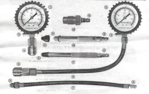 Набор для измерения компрессии дизель и бензин ПРО