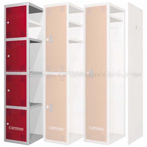 Шкаф одёжный четырехсекционный (без боковой стенки)