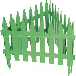 Забор декоративный "Рейка", 28 х 300 см, зеленый. PALISAD. Россия