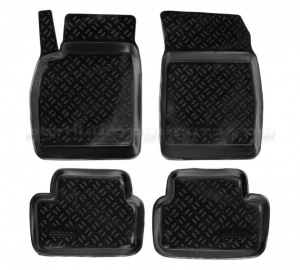 Ковры в салон для Opel Astra (J) (10-) компл. 4 шт., выс. борт, полимер., черн. AIRLINE, ACM-PS-51