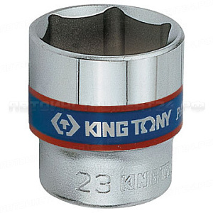 Головка торцевая стандартная шестигранная 3/8";, 22 мм KING TONY 333522M