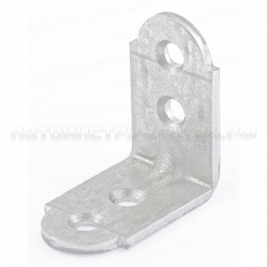 Уголок мебельный усиленный, 2 мм, 20 х 20 х 16 мм, цинк, Россия. СИБРТЕХ